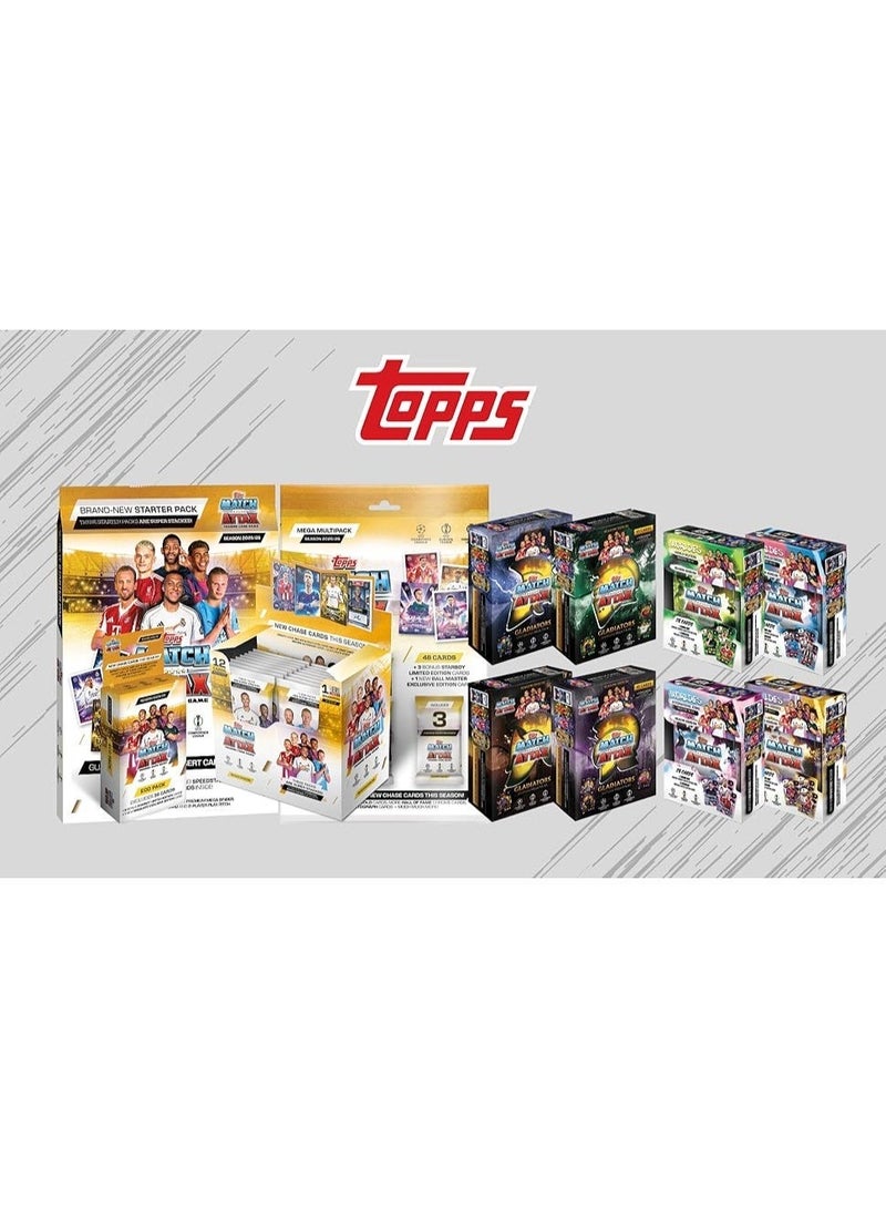 توبس بطاقات تجميع كرة القدم Topps Match Attax UCC 2025/2026 – علبة معدنية صغيرة "أيقونات دولية" مع 28 بطاقة، تشمل 1 بطاقة إصدار محدود و3 بطاقات إصدار حصري، منتج مرخّص رسميًا - Image 3
